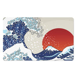 Ancient Great Japanese Wave Print Polyester Doormat