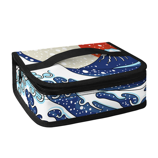 Ancient Great Japanese Wave Print Small Lunch Bag