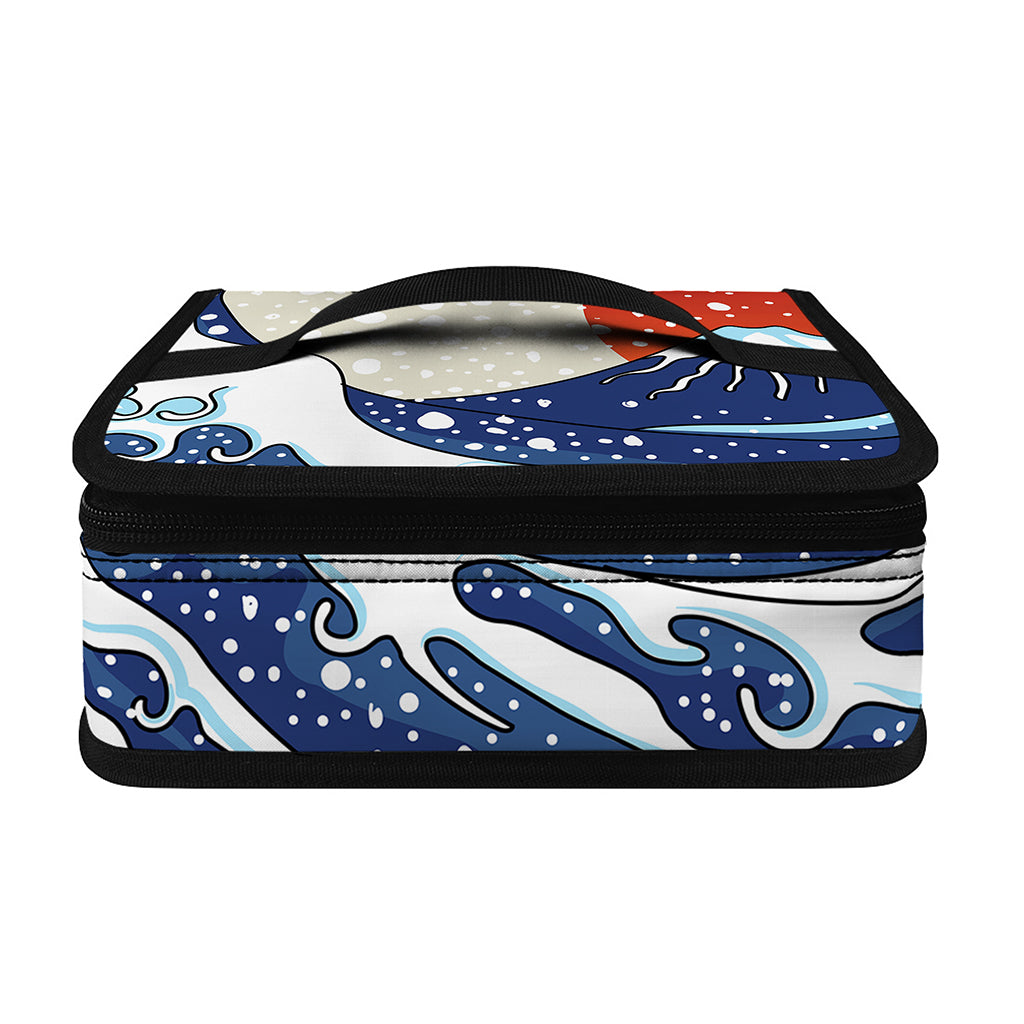 Ancient Great Japanese Wave Print Small Lunch Bag