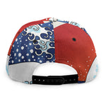 Ancient Great Japanese Wave Print Snapback Cap