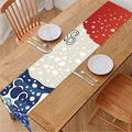 Ancient Great Japanese Wave Print Table Runner