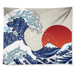 Ancient Great Japanese Wave Print Tapestry