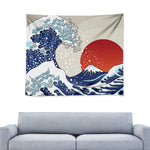 Ancient Great Japanese Wave Print Tapestry