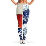 Ancient Great Japanese Wave Print Women's Leggings
