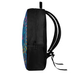 Ancient Indian Warli Tribal Print 17 Inch Backpack