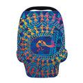 Ancient Indian Warli Tribal Print Baby Seat Cover