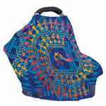 Ancient Indian Warli Tribal Print Baby Seat Cover
