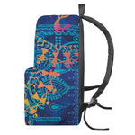 Ancient Indian Warli Tribal Print Backpack