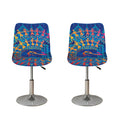 Ancient Indian Warli Tribal Print Bar Stool Covers