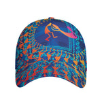 Ancient Indian Warli Tribal Print Baseball Cap