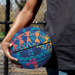 Ancient Indian Warli Tribal Print Basketball