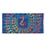 Ancient Indian Warli Tribal Print Beach Towel