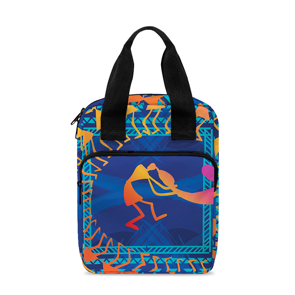 Ancient Indian Warli Tribal Print Bible Tote Bag