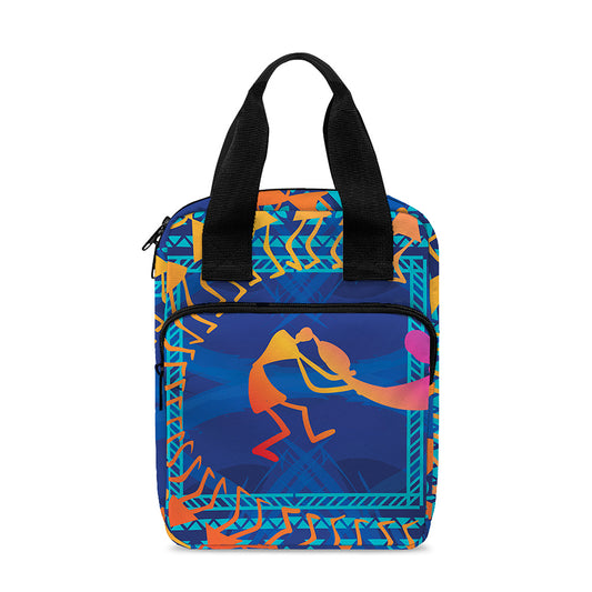 Ancient Indian Warli Tribal Print Bible Tote Bag