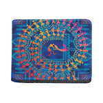 Ancient Indian Warli Tribal Print Bifold Wallet