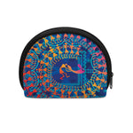 Ancient Indian Warli Tribal Print Coin Purse