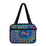 Ancient Indian Warli Tribal Print Double Strap Bible Bag