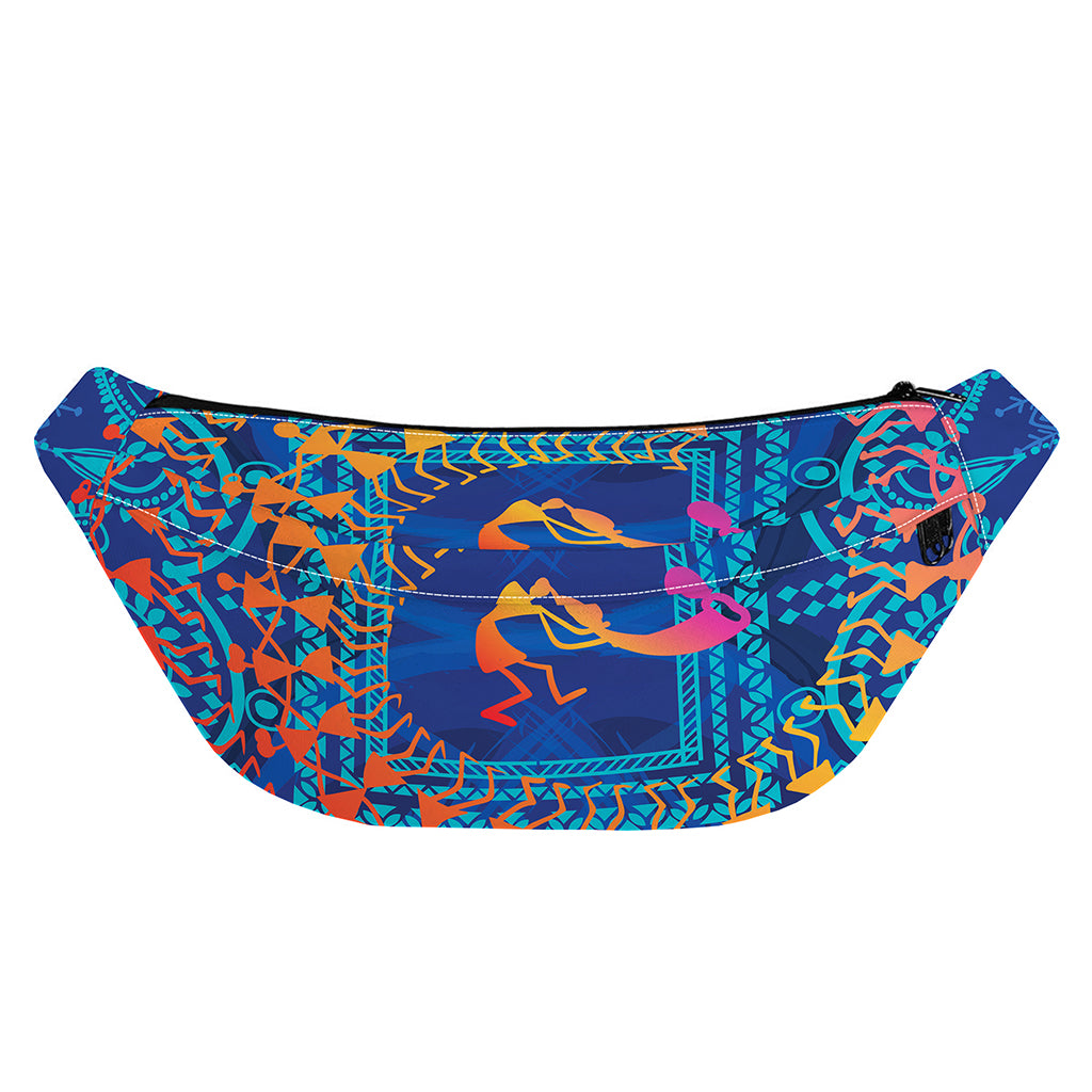Ancient Indian Warli Tribal Print Fanny Pack