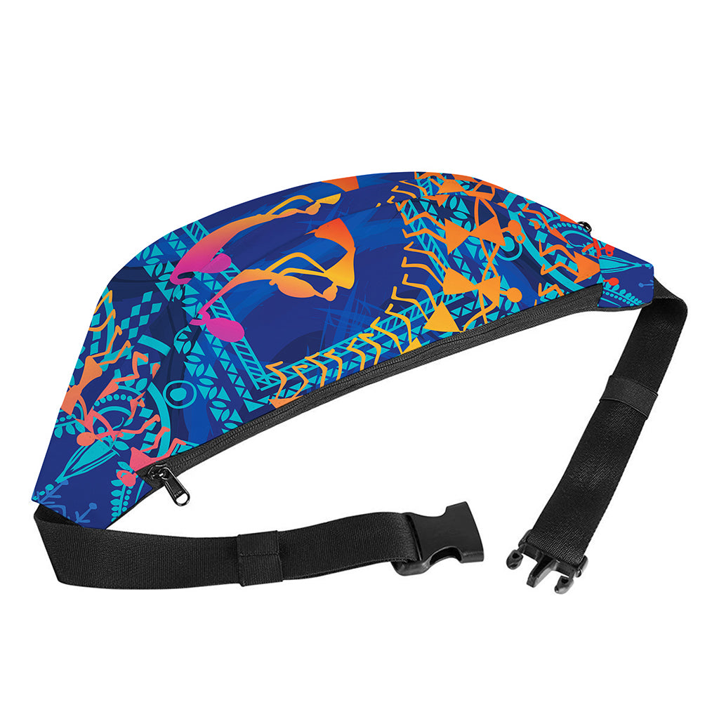 Ancient Indian Warli Tribal Print Fanny Pack