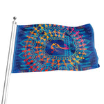 Ancient Indian Warli Tribal Print Flag