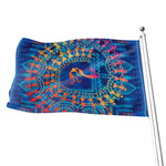 Ancient Indian Warli Tribal Print Flag