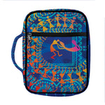 Ancient Indian Warli Tribal Print Front Pocket Bible Bag