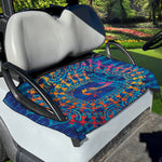 Ancient Indian Warli Tribal Print Golf Cart Seat Cover