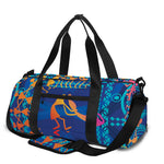 Ancient Indian Warli Tribal Print Gym Bag