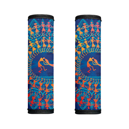 Ancient Indian Warli Tribal Print Handle Covers
