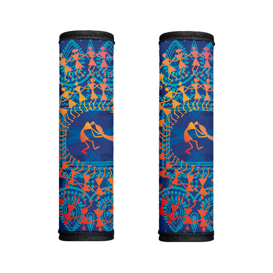 Ancient Indian Warli Tribal Print Handle Covers