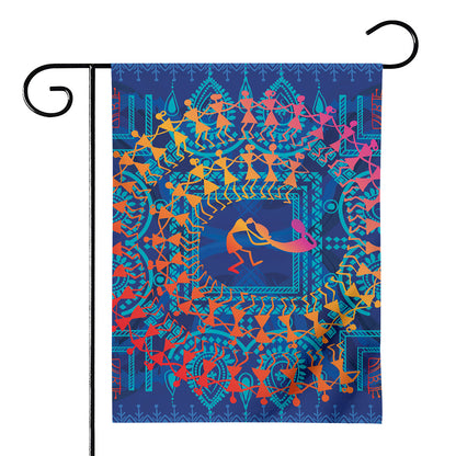 Ancient Indian Warli Tribal Print House Flag
