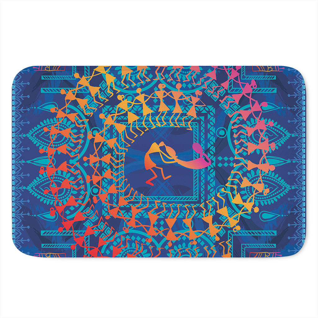 Ancient Indian Warli Tribal Print Indoor Door Mat