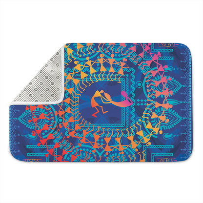 Ancient Indian Warli Tribal Print Indoor Door Mat
