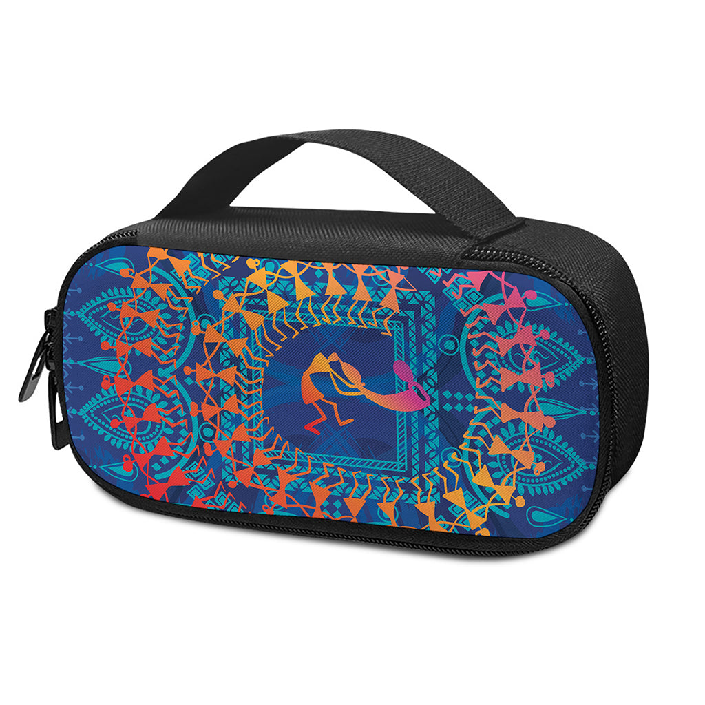 Ancient Indian Warli Tribal Print Insulin Cooler Travel Case