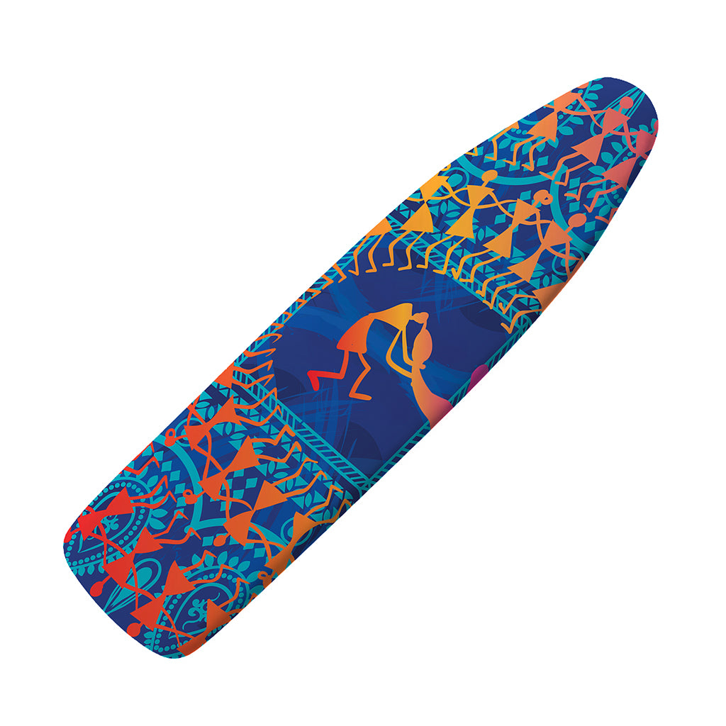 Ancient Indian Warli Tribal Print Ironing Board Cover