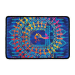 Ancient Indian Warli Tribal Print Kitchen Mat