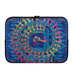 Ancient Indian Warli Tribal Print Laptop Sleeve