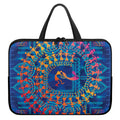 Ancient Indian Warli Tribal Print Laptop Sleeve With Handle