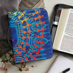 Ancient Indian Warli Tribal Print Leather Bible Cover
