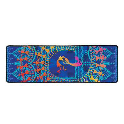 Ancient Indian Warli Tribal Print Long Kitchen Mat