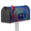 Ancient Indian Warli Tribal Print Mailbox Cover