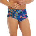 Ancient Indian Warli Tribal Print Men's Briefs