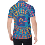 Ancient Indian Warli Tribal Print Men's Shirt