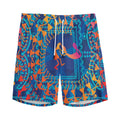 Ancient Indian Warli Tribal Print Men's Athletic Shorts