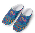 Ancient Indian Warli Tribal Print Mesh Casual Shoes