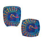 Ancient Indian Warli Tribal Print Office Chair Cover