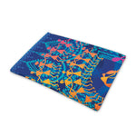 Ancient Indian Warli Tribal Print Pet Cooling Mat Cover
