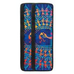 Ancient Indian Warli Tribal Print Refrigerator Handle Covers