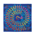 Ancient Indian Warli Tribal Print Silk Bandana