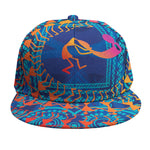 Ancient Indian Warli Tribal Print Snapback Cap